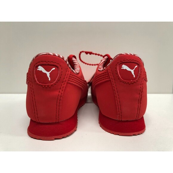 PUMA ROMA NM  Kids Sneakers Shoes Unisex US 8M color red/white -360460 05 - Picture 7 of 8